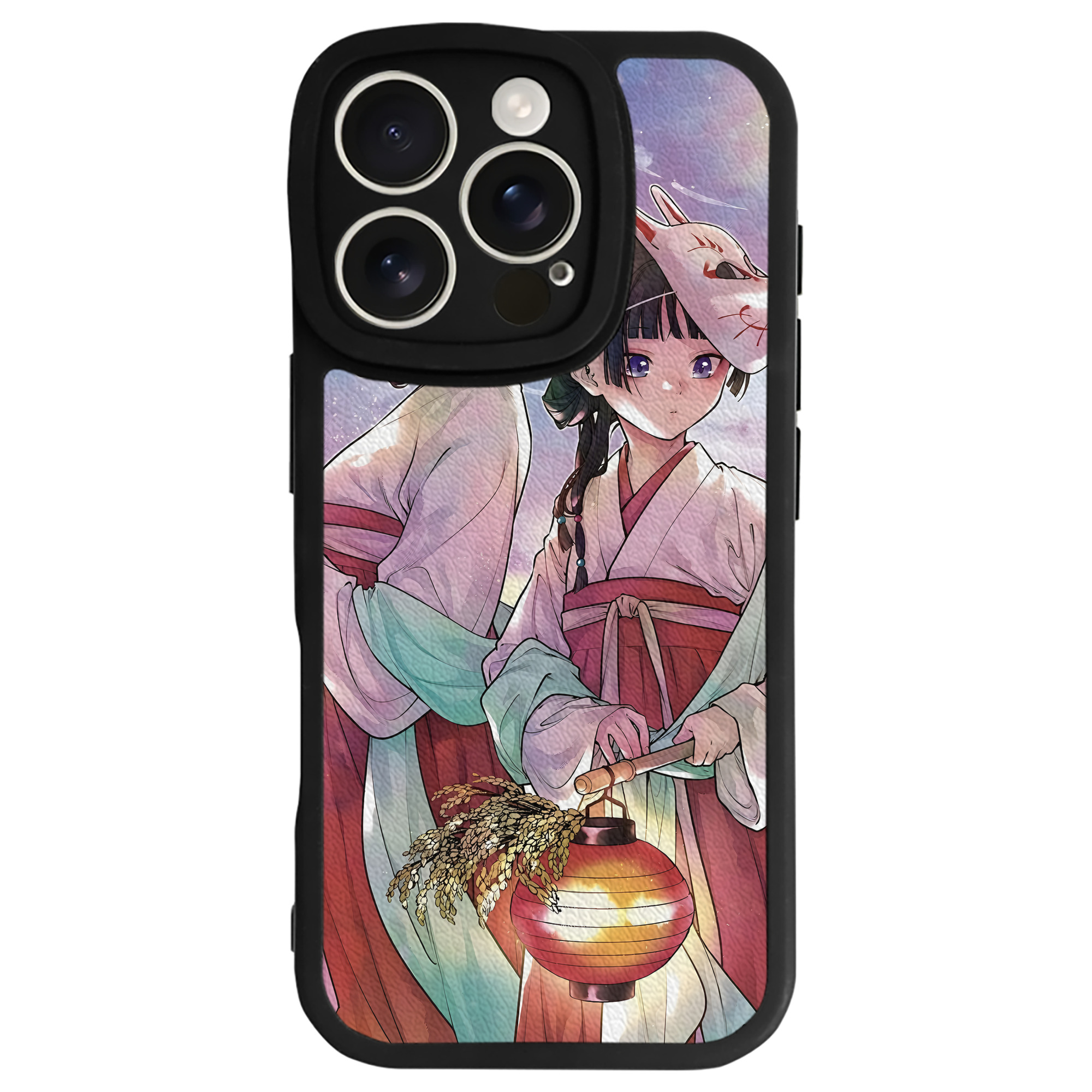 （画像用） 薬屋のひとりごと The Apothecary Diaries 【iPhone 16シリーズ対応】シリコンスマホケース（レザー調） 材質：シリコン